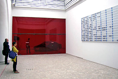 Látványkép az installációról, Magyar Pavilon, Giardini di Castello, Velence, 2011, fotó: Sólyom András