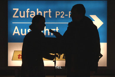 Video still, Hungarian Pavilion, Giardini di Castello, Venice, 2011, camera: István Imreh | Xenia Romashova (soprano), Tomasz Wija (bass)